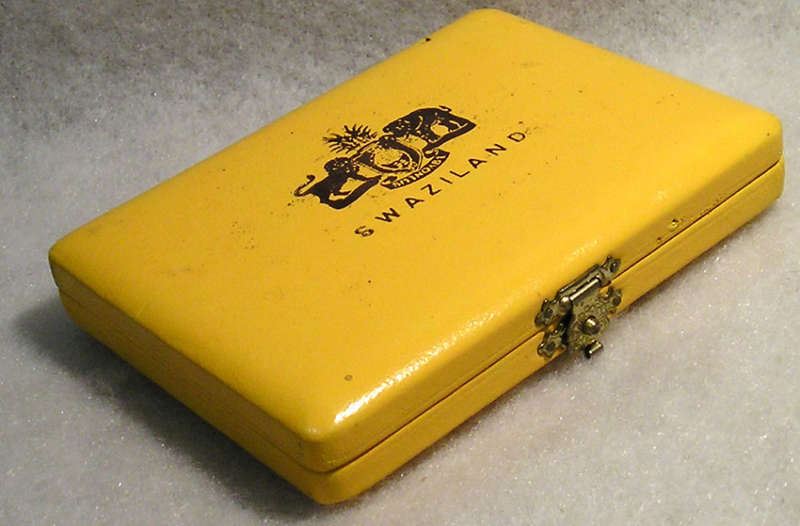 Swaziland: 1975 King Sobhuza II 75th Birthday Cased Proof Gold Twin Set * 0.37 Troy Oz *