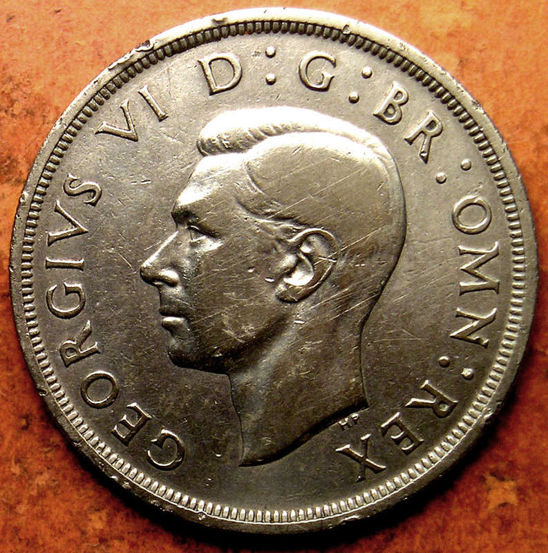 Great Britain: 1937 King George VI Silver Crown