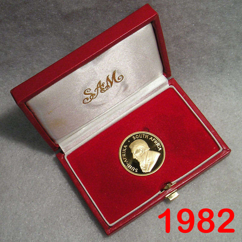 1982 Proof Gold Krugerrand 1/2 Oz