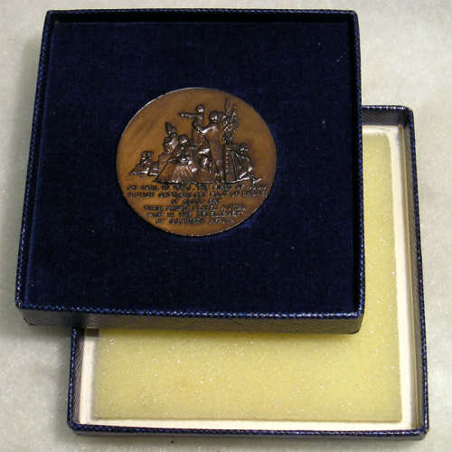 150th Anniversary of the Arrival of the 1820 Settlers Boxed Medal