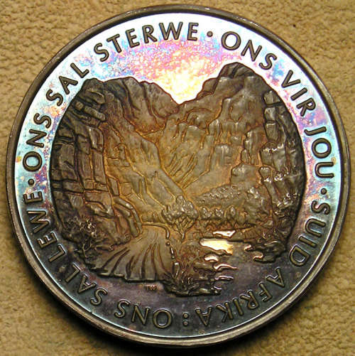 Cornelis Jacob Langenhoven, Author of  `Die Stem`, 50th Anniversary of Death Cased Silver Medal