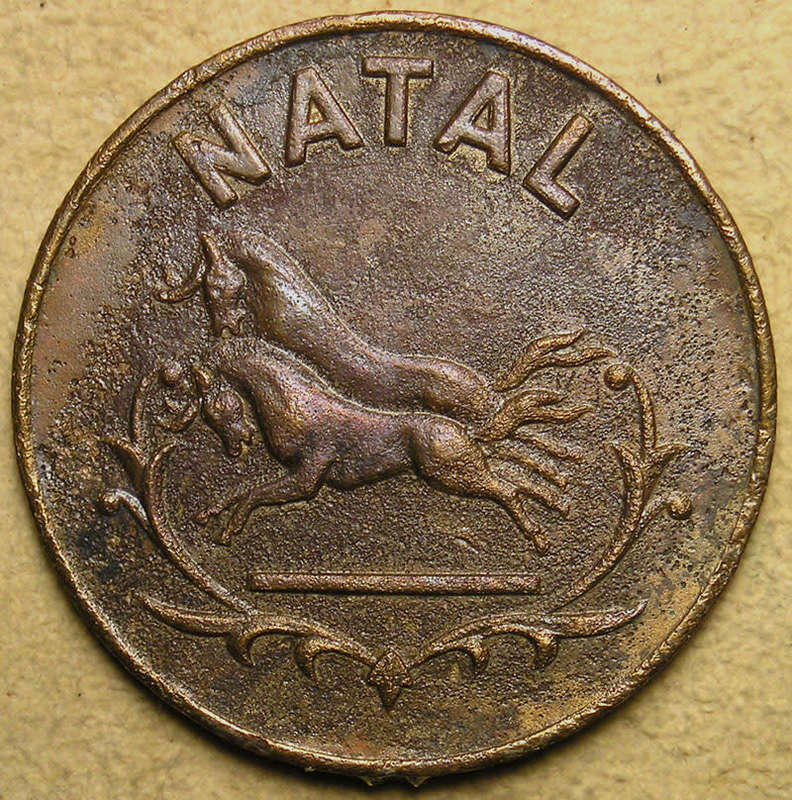 Natal, Fire and Movement, `VUUR EN BEWEGING` Large Medal