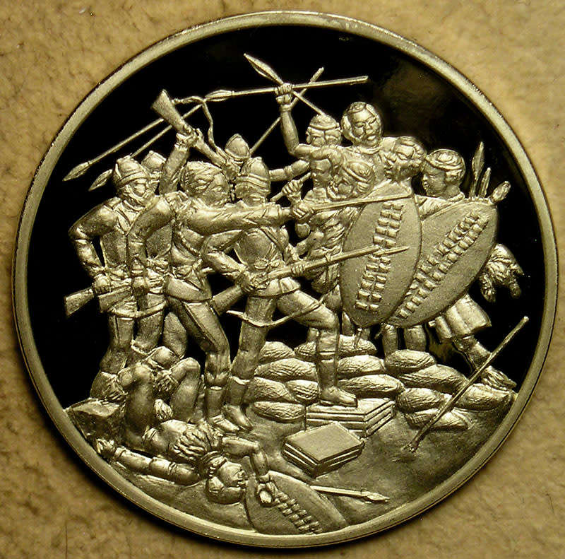 John Chard VC, Zulu War Rorke`s Drift Centenary (1879-1979) Cased Gold Medal * 0.58 Troy Ounces *