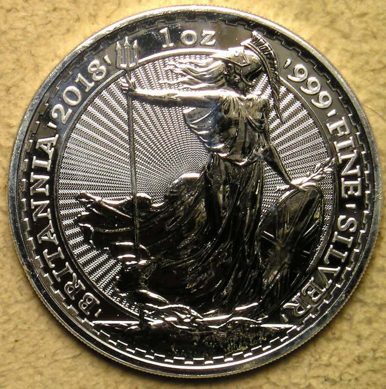 Great Britain: 2018 Queen Elizabeth II Silver Britannia * Bid per Coin from 24 Available *