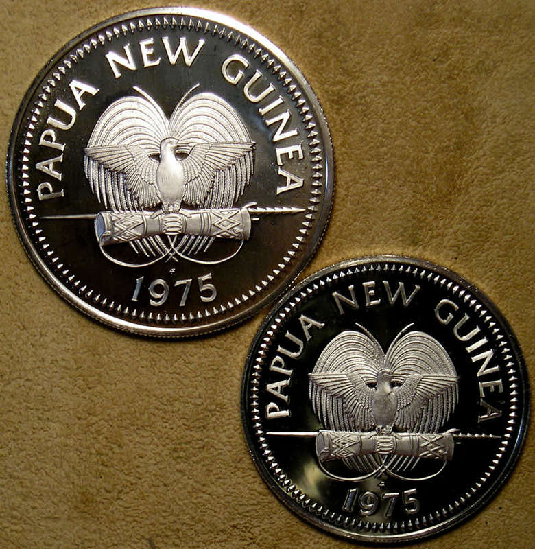Papua New Guinea: 1975 First Coinage Silver Proof Set * 1.68 Troy Oz *