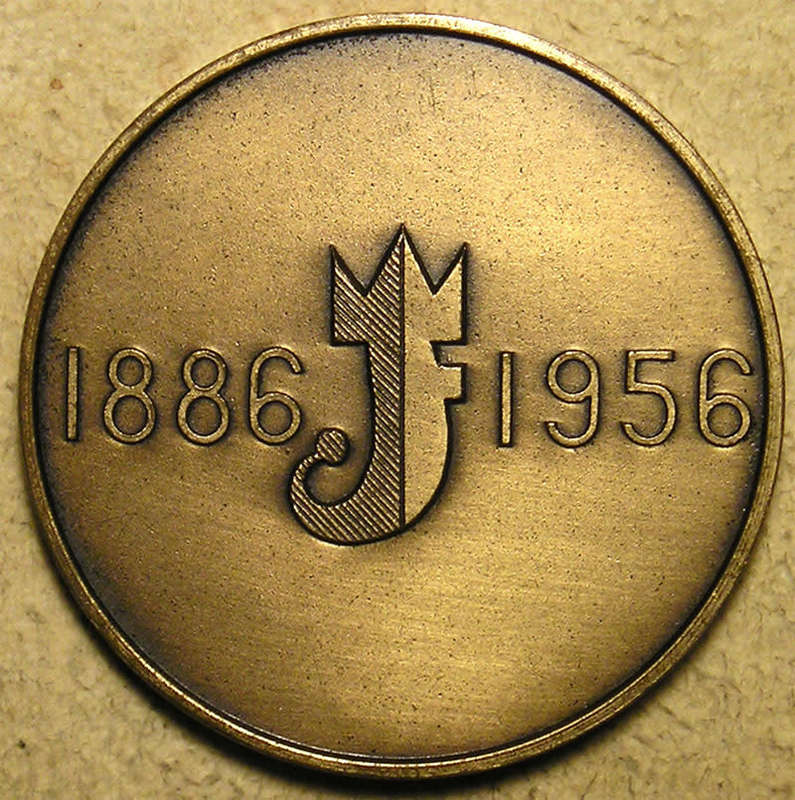 Johannesburg 70th Anniversary 1956  Festival: Pioneers Medal