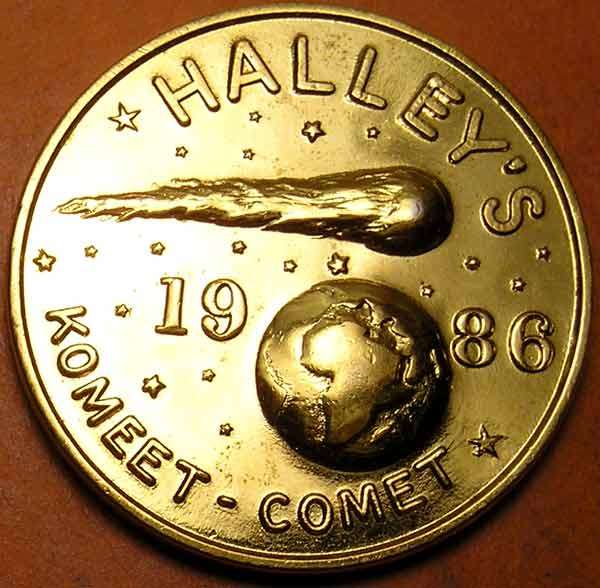 Halley's Comet Medal 1986