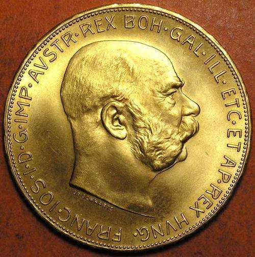 Austria: 1915 Franz Joseph I Gold 100 Corona * 0.98 oz * UNC *