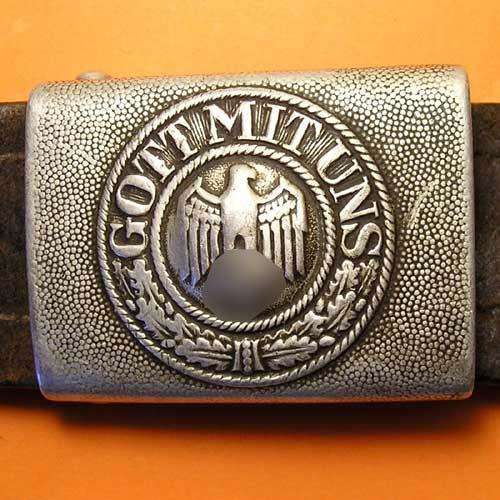 WW2 German "GOTT MIT UNS" Belt & Buckle Complete