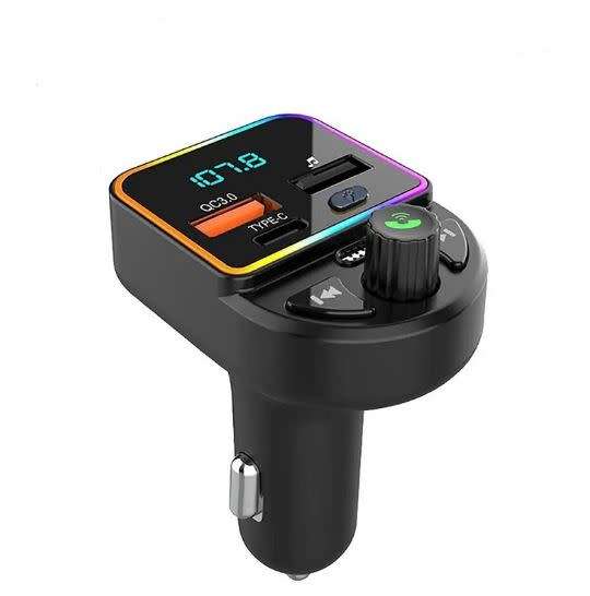 Aerbes AB-CZ05 Multifunctional Wireless Car RGB MP3 Player, FM Transmitter x 2