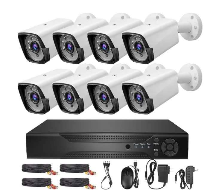 Aerbes AB-JK08 AHD 8 Channel Wired DVR Camera Surveillance Kit