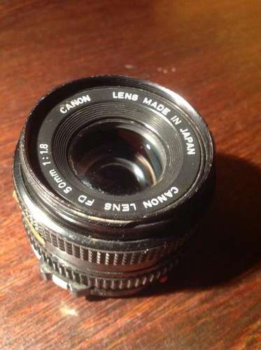 Canon lens - 50mm 1:1.8