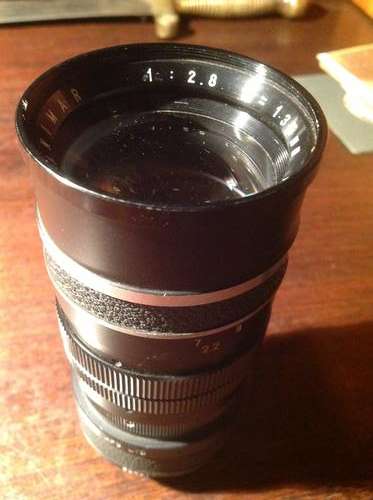 Hanimar lens - 135mm - 1:2.8 with converter attachment