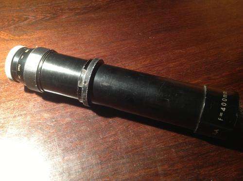 Accura telephoto lens - vintage - 400mm 1:7.5