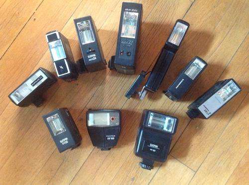Various flashlights (x 10). As is. Ideal for shop window display. See descriptions below
