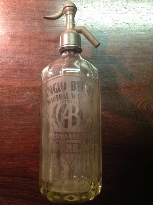 Syphon / Siphon / Soda bottle - Anglo Belfast - Durban