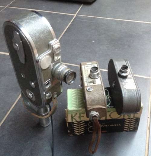 Vintage movie camera - Keystone - three different models (MECol5)