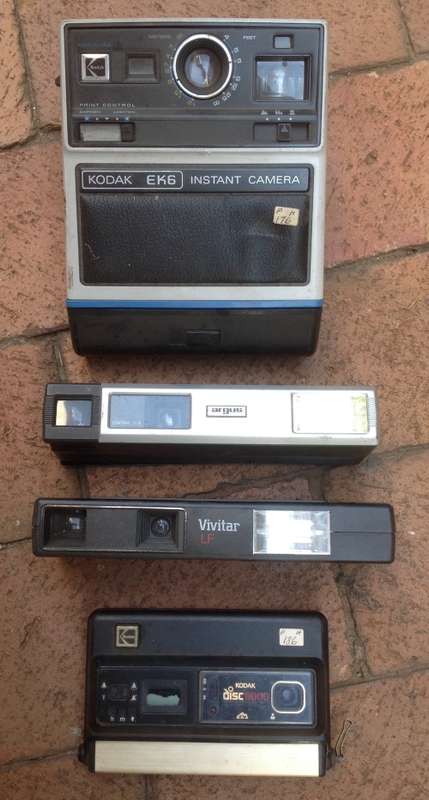 Cameras (x 4) - ideal for display (MECol) - relisted after non- payment