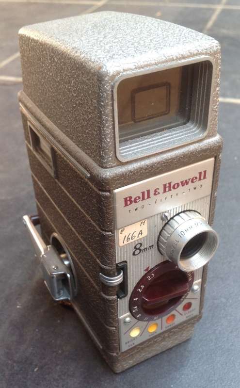 Vintage Bell & Howell 8mm movie camera - two-fifty-two (MEM19)