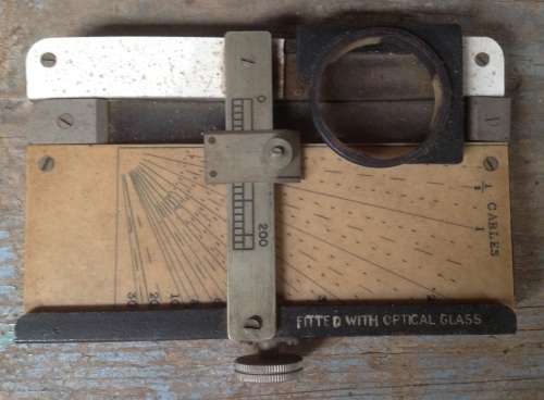 Antique Marine distance meter (Stuart's) by Hughes and sons (London)