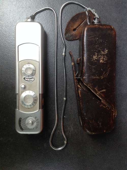 Rare - German made crome spy / subminiature Minox B camera - (1950/70s)