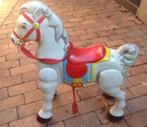 Vintage Toy - Mobo mechanical ride on/walking horse