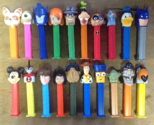 Pez / sweet dispenser (x 20) - Ideal fun starter collection