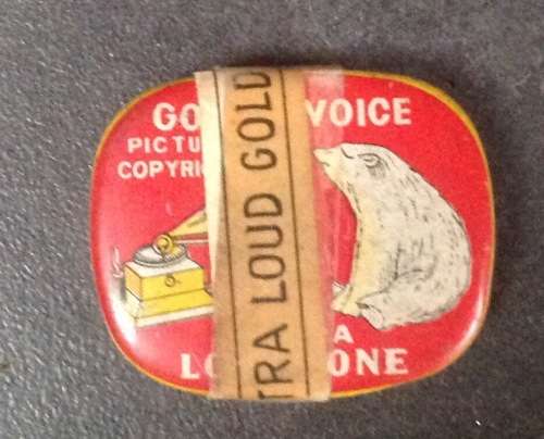 Gramophone needle tin - Golden Voice - Loud tone (unopened)