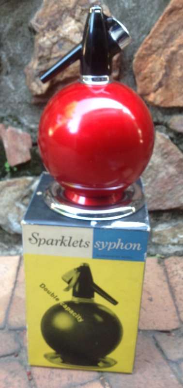 Globemaster Sparklets Syphon / Siphon in original box - double capacity - unused