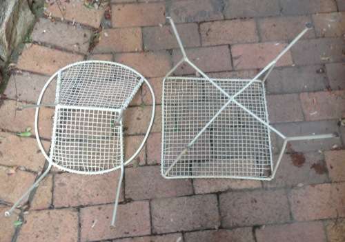Vintage Children`s wire mesh garden set - Only one chair - Collection in Roodepoort only