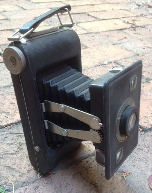 Vintage Kodak Jiffy bellows camera