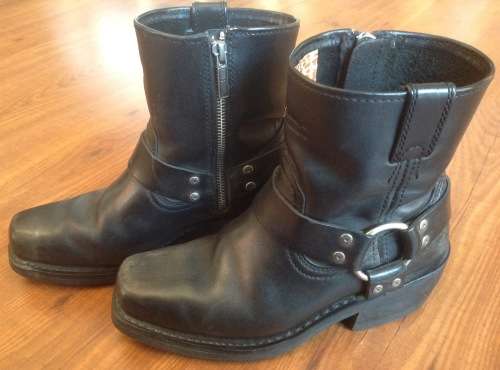 Genuine Harley Davidson female leather boots - size 4/5