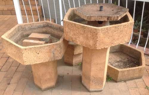 Water fountain / feature (9 piece cement) - Collection in Roodepoort only