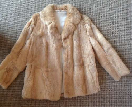 Vintage fur jacket - size 44 (some slight damage to the one sleeve - can be fixed)