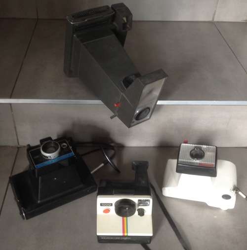 Vintage camera collection (4 different Polaroid cameras) - bid for all - sold as is
