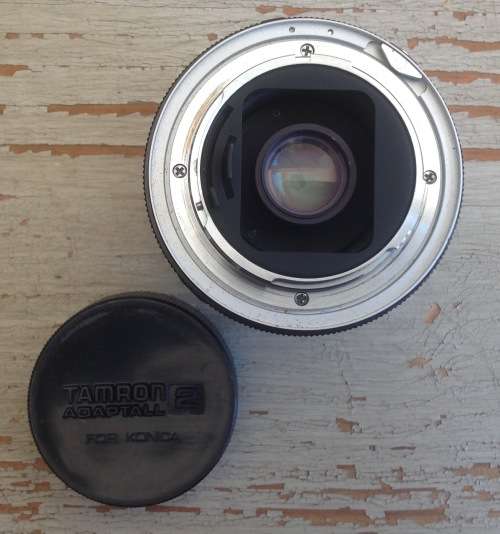 Tamron lens - Auto 28mm 1:2.8. Bayonet type for Konica. Good condition
