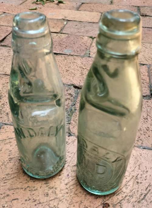 Vintage Durban Daly bottles (with marbles)
