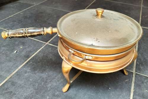 Vintage fundu pot (brass/copper)