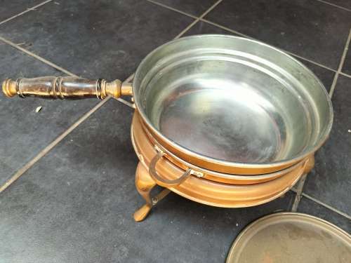 Vintage fundu pot (brass/copper)