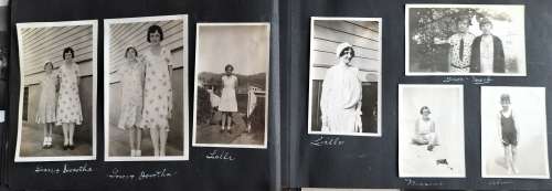 Vintage photo album (between 1919 and 1930s)