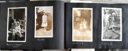 Vintage photo album (between 1919 and 1930s)