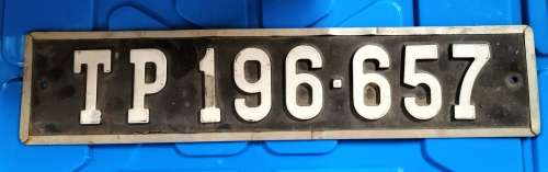 Pretoria vehicle number plate (TP)