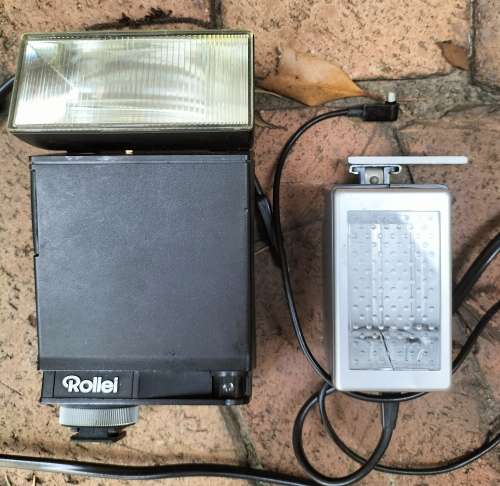 Vintage flash units (x2)