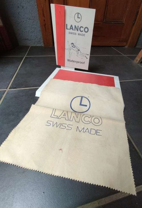 Vintage Lanco watch shop display/stand
