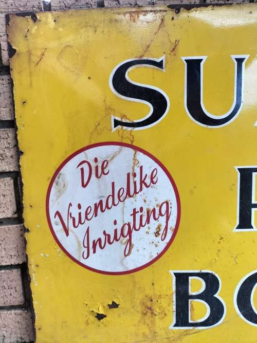 Vintage SA Permanente Bouvereniging sign