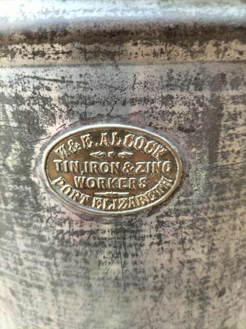 Vintage Samovar/Urn - Tin - made in Port Elizabeth