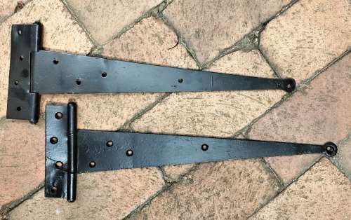 Vintage door hinge X 2 (38cm)