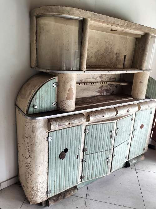 Vintage kombuis kas met houding (for repurposing/restoration) - COLLECTION ONLY