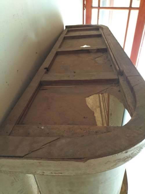 Vintage kombuis kas met houding (for repurposing/restoration) - COLLECTION ONLY