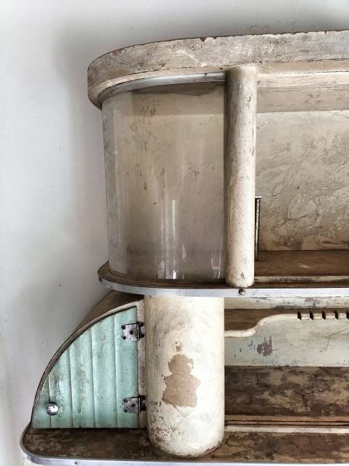 Vintage kombuis kas met houding (for repurposing/restoration) - COLLECTION ONLY